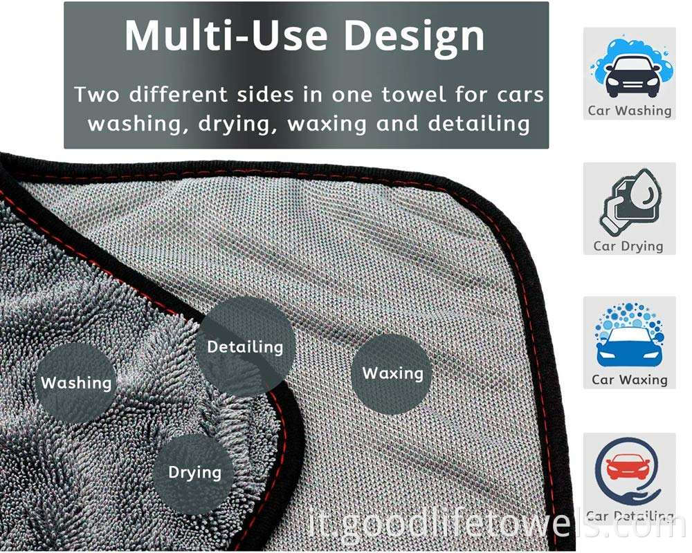 Microfiber Car Cleaning Twisted Towel